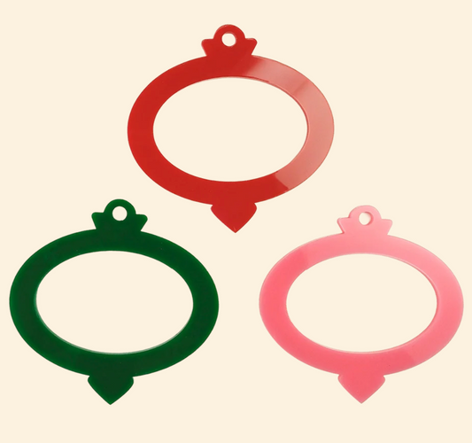 TRUNK Bag Tag: Ornament - Red