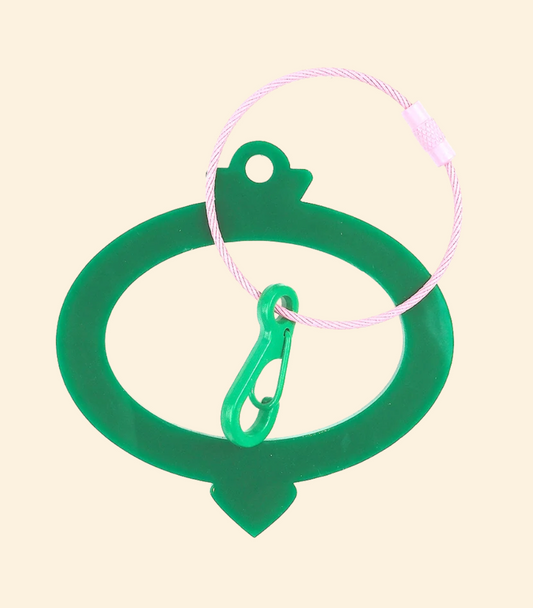 TRUNK Bag Tag: Ornament - Green