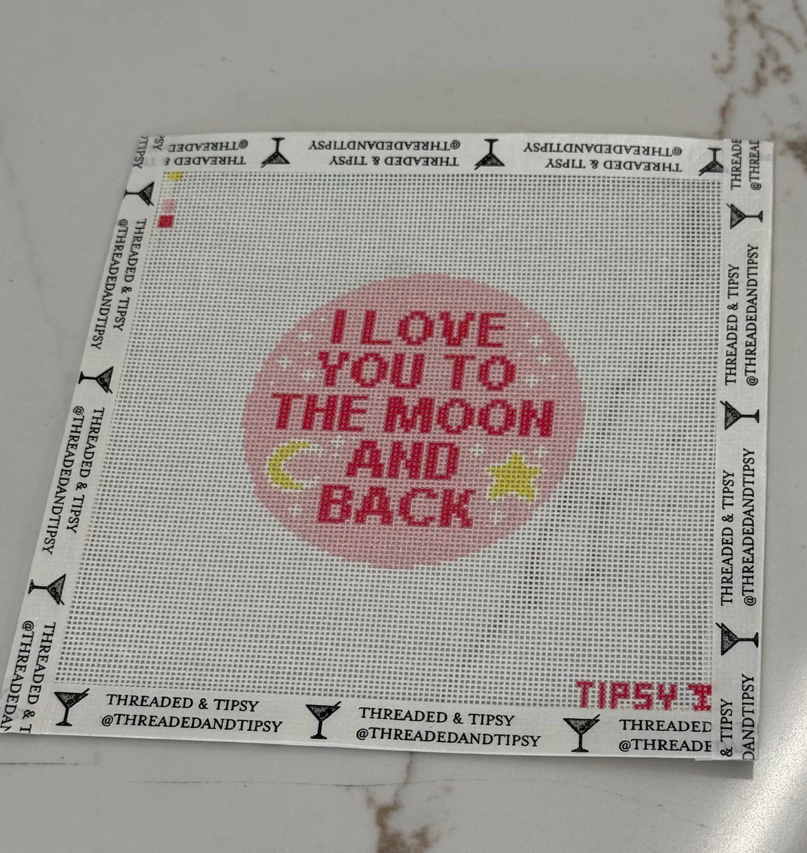 I Love You To The Moon And Back Pink