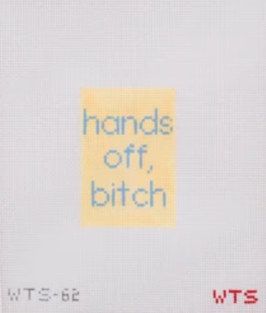 Hands Off, Bitch Luggage Tag