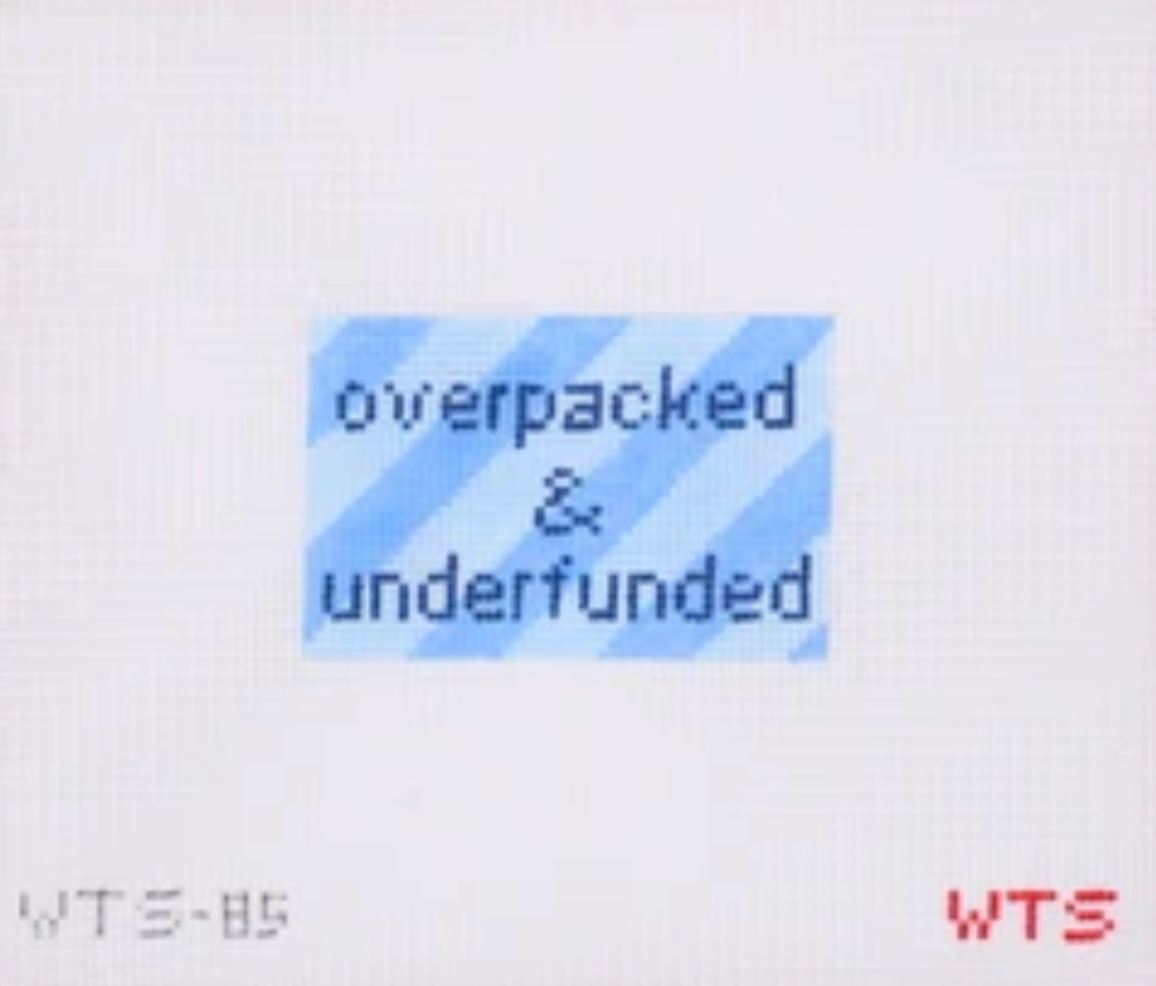 Overpacked and Underfunded Luggage Tag