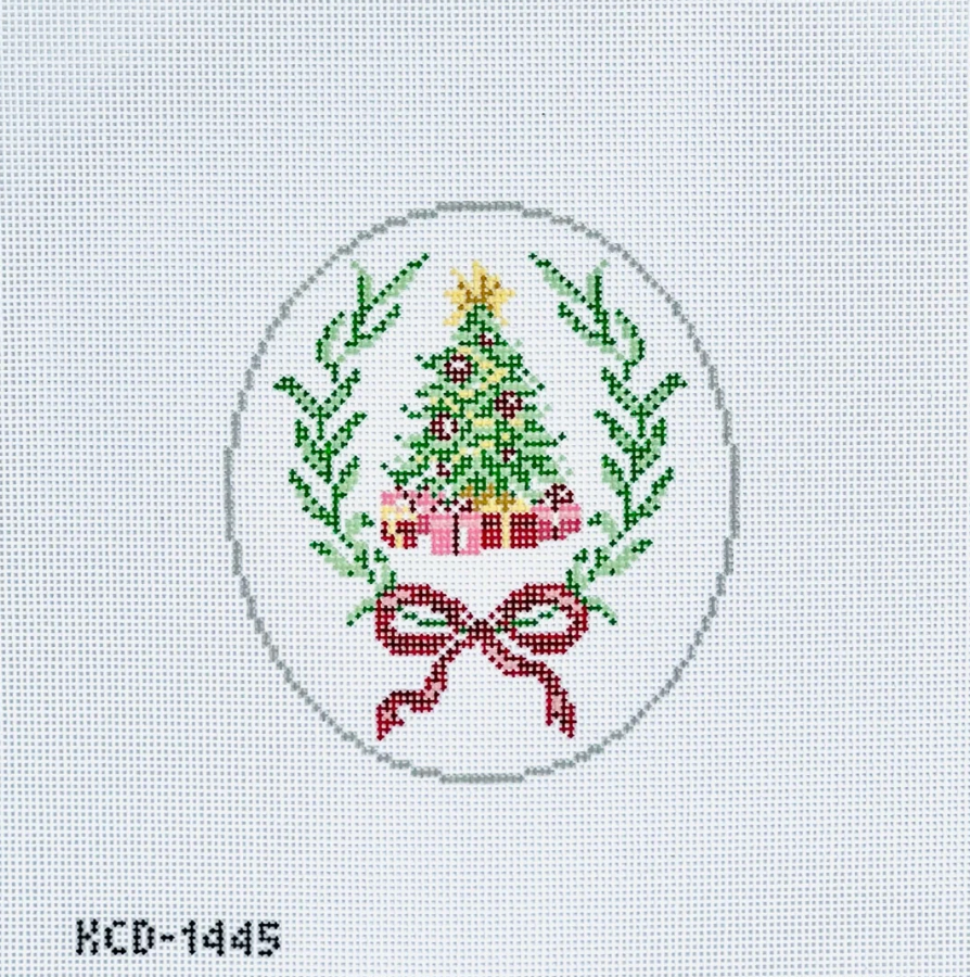 Christmas Tree Oval Ornament