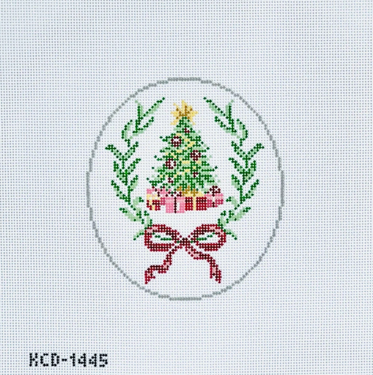 Christmas Tree Oval Ornament
