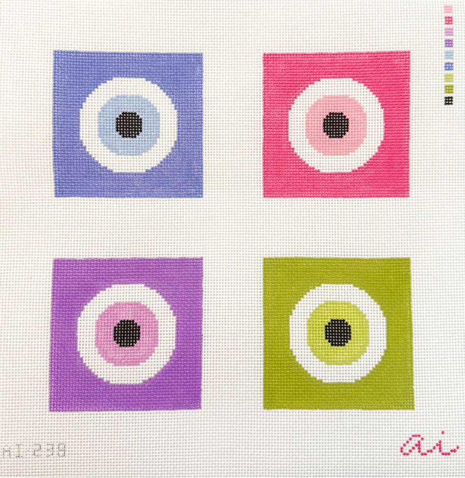Evil Eye Coaster Set (Multi Color)