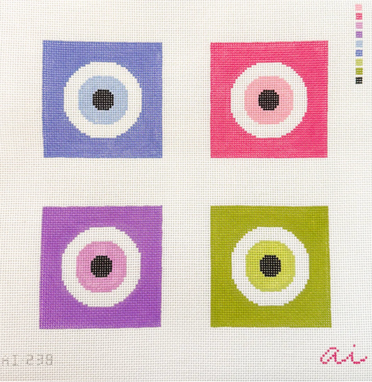 Evil Eye Coaster Set (Multi Color)