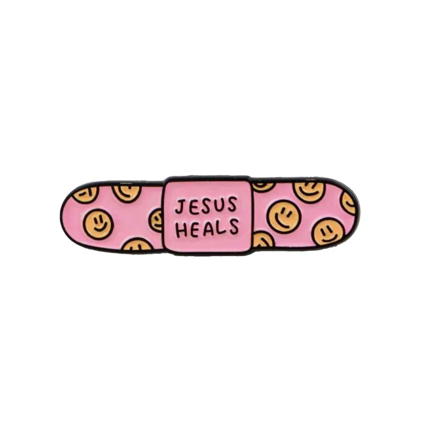 Jesus Heals Bandage Needle Minder