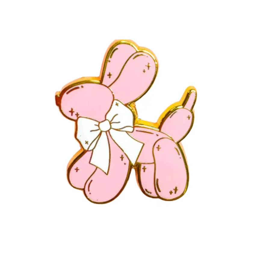 Pink Balloon Dog Needle Minder