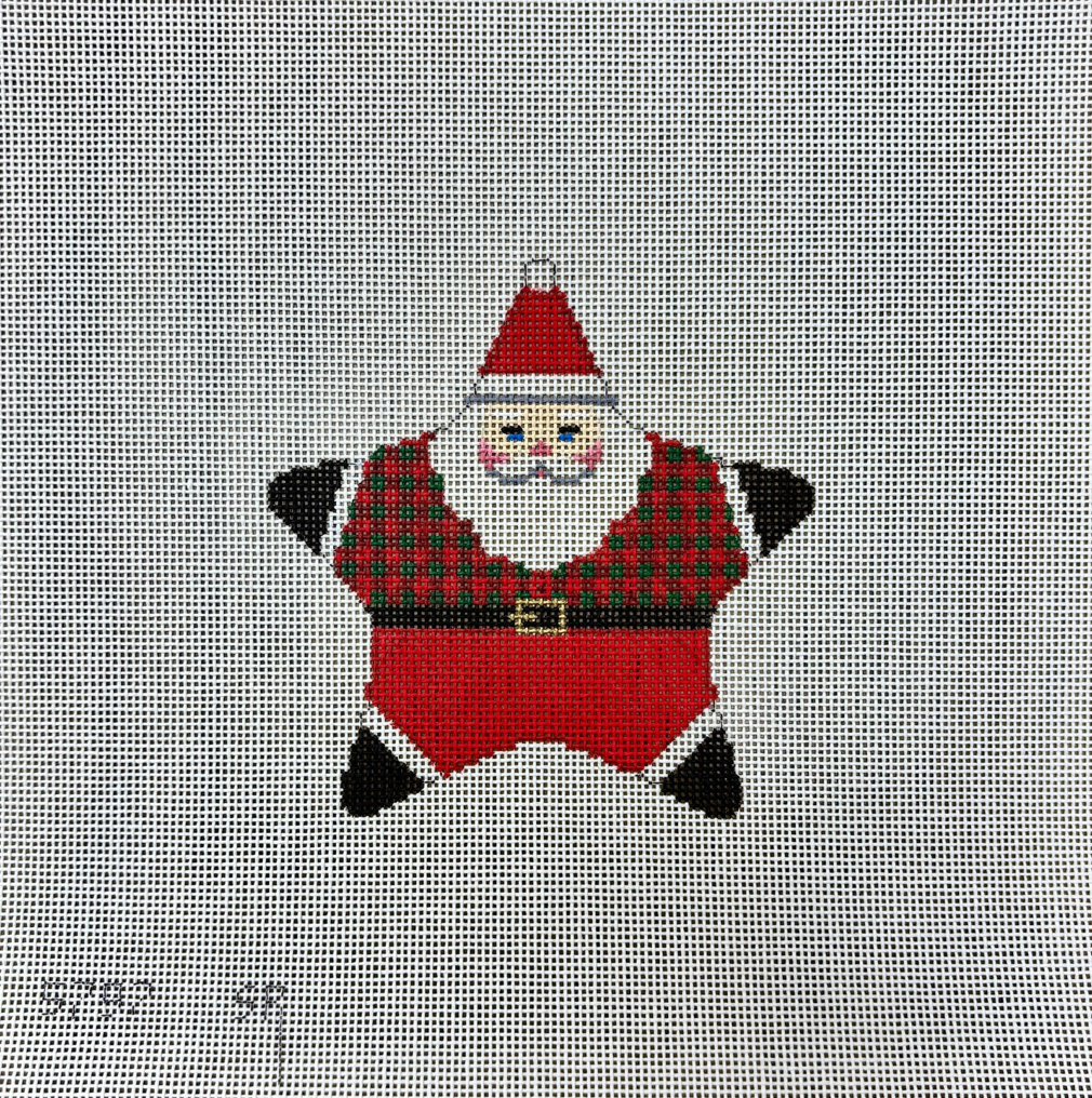 Star Santa w/ Checker Shirt