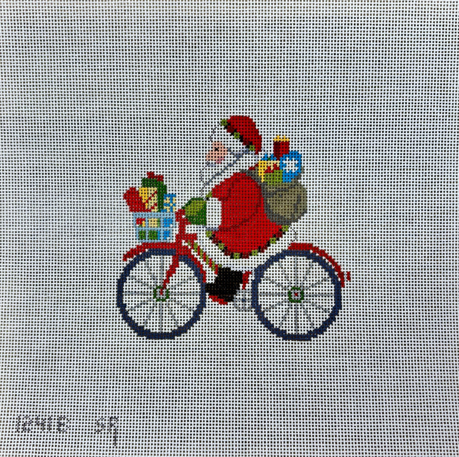 Biking Santa Round