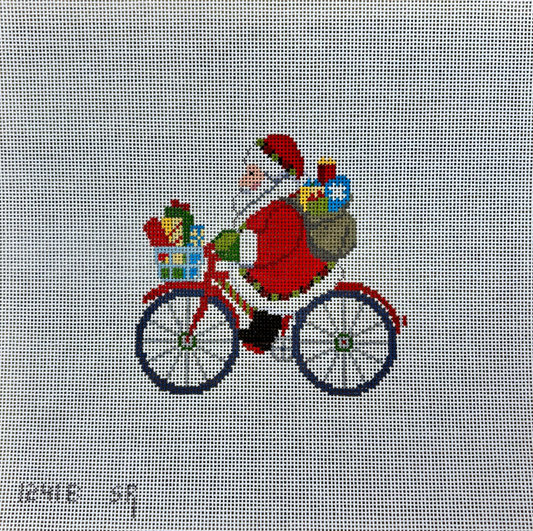 Biking Santa Round