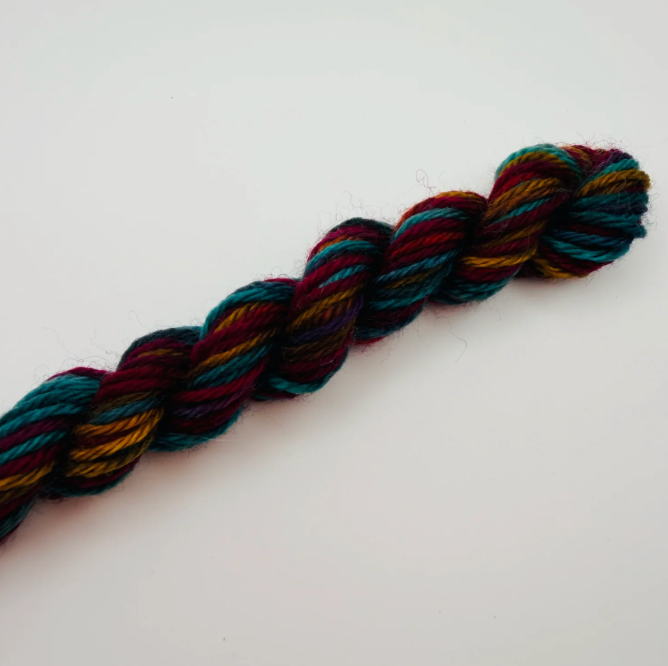 WINTER TIEDYE / 10 yard skein