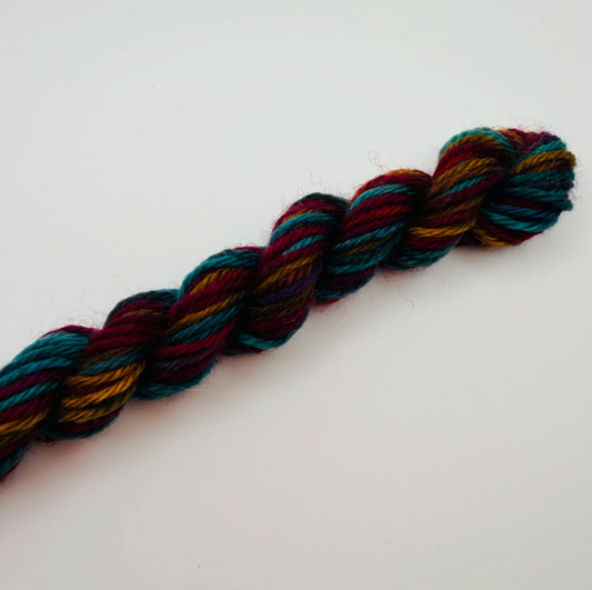 WINTER TIEDYE / 10 yard skein
