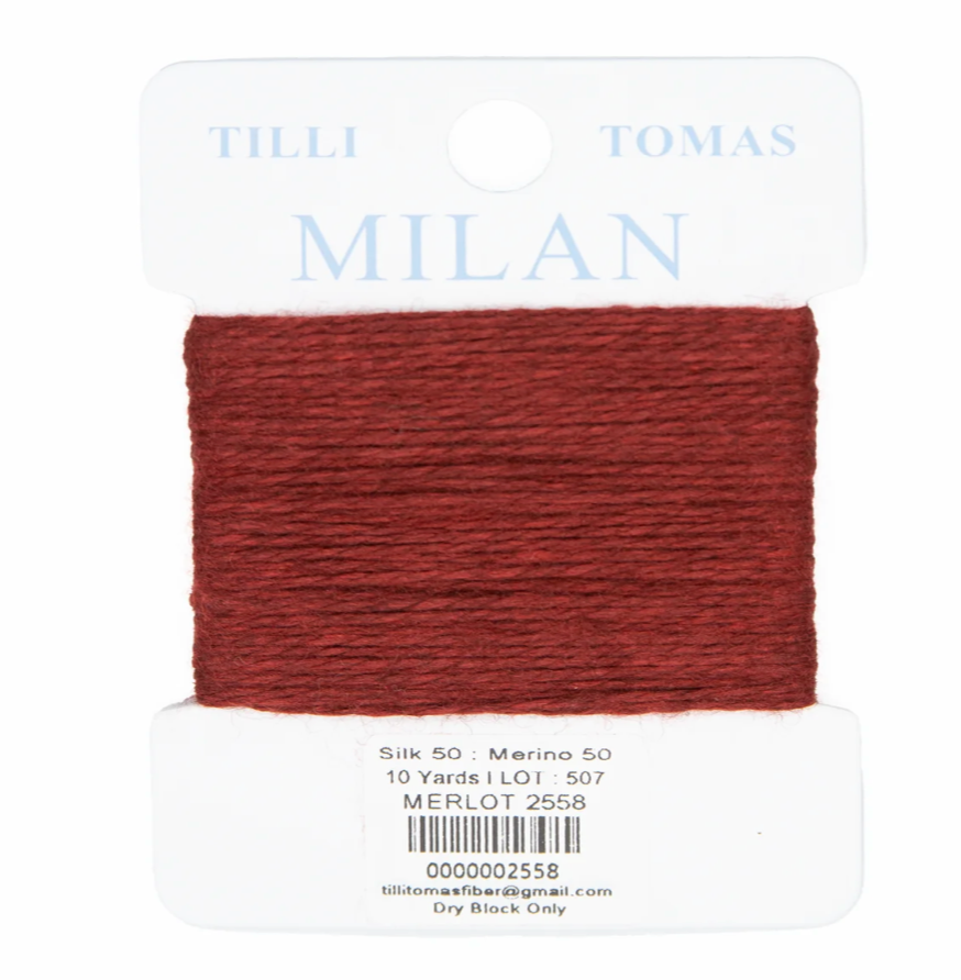 Milan Card - Merlot 2558