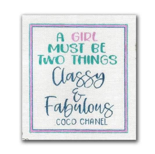 A Girl Must Be Two Things...