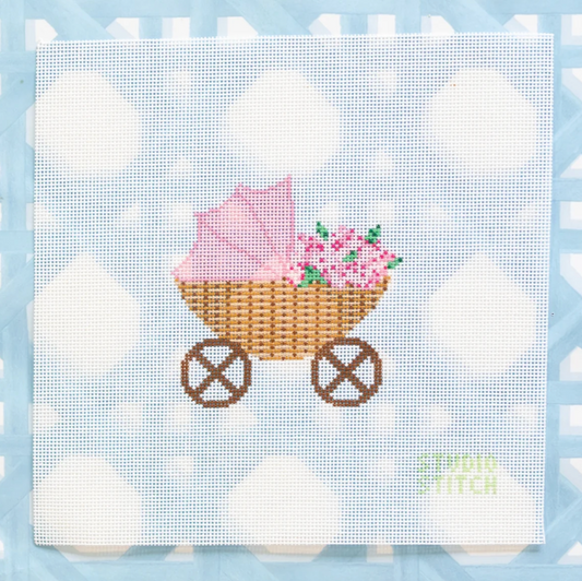 Pink Baby Carriage