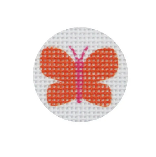 Orange Butterfly Fob