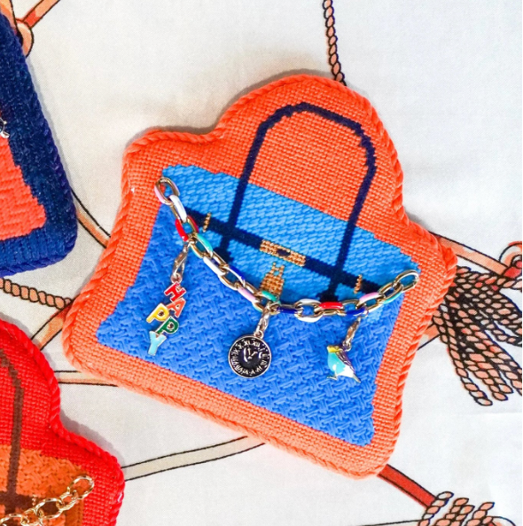 Bougie Charm Bag - Blue
