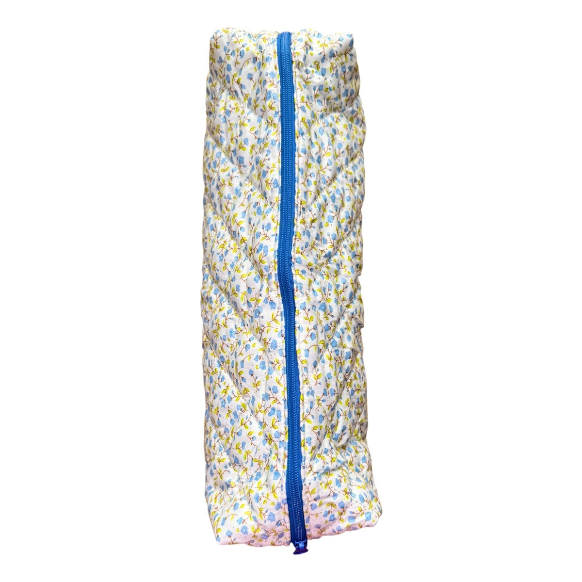 Blue & White Floral Roll-It-Up Bag