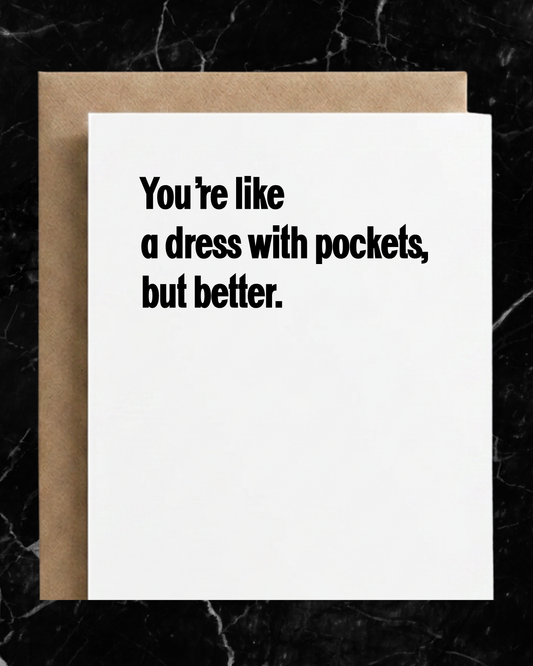 Like a Dress With Pockets Card