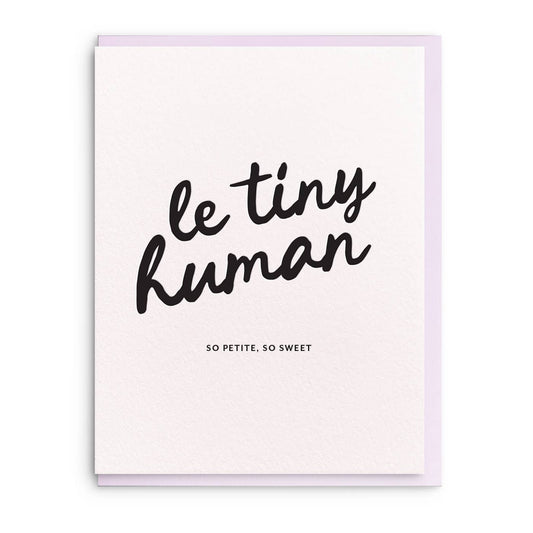 Le Tiny Human Card