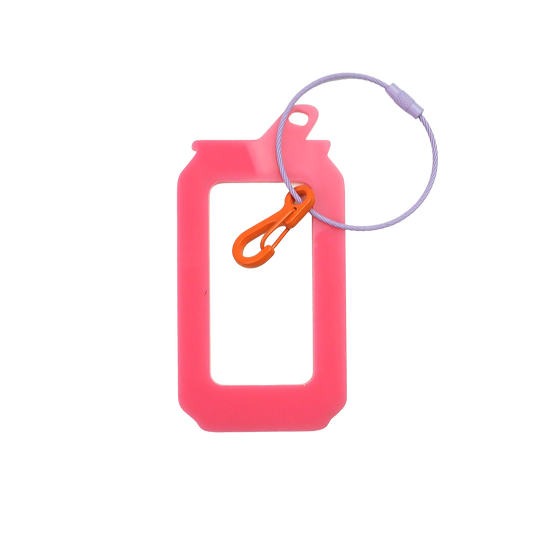 Soda Pop Can Bag Tag: Pink