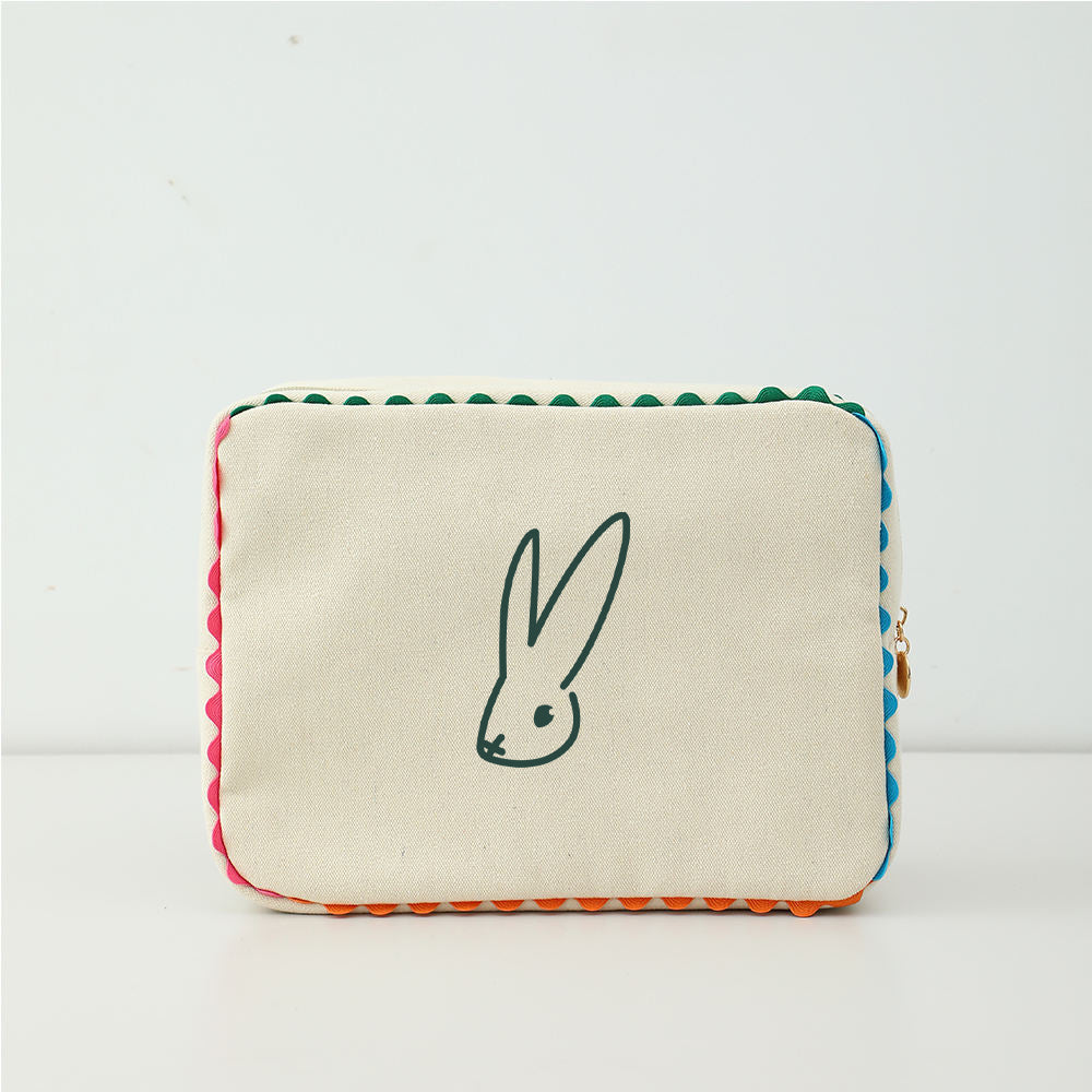 Rabbit Hole Scalloped Project Pouch
